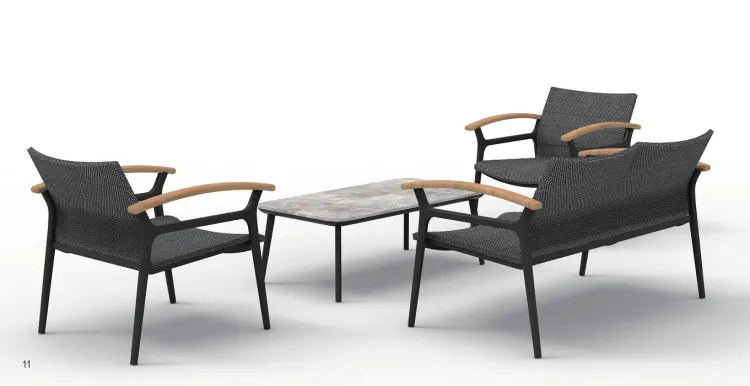 Aluminium Garden Furniture Corner Sofa