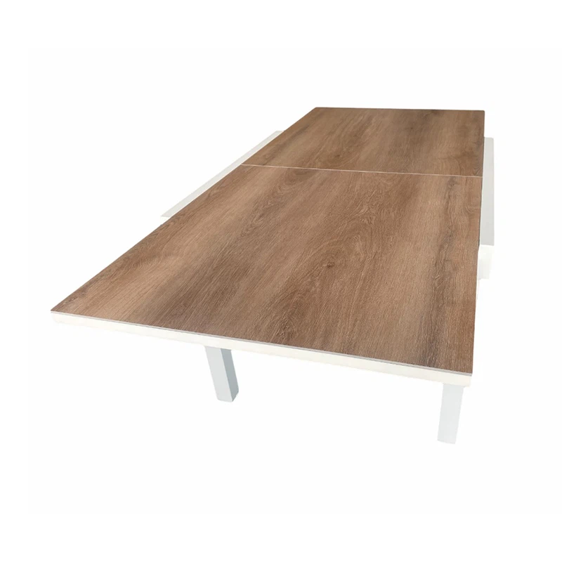 Meja Taman Aluminium Boleh Dipanjangkan